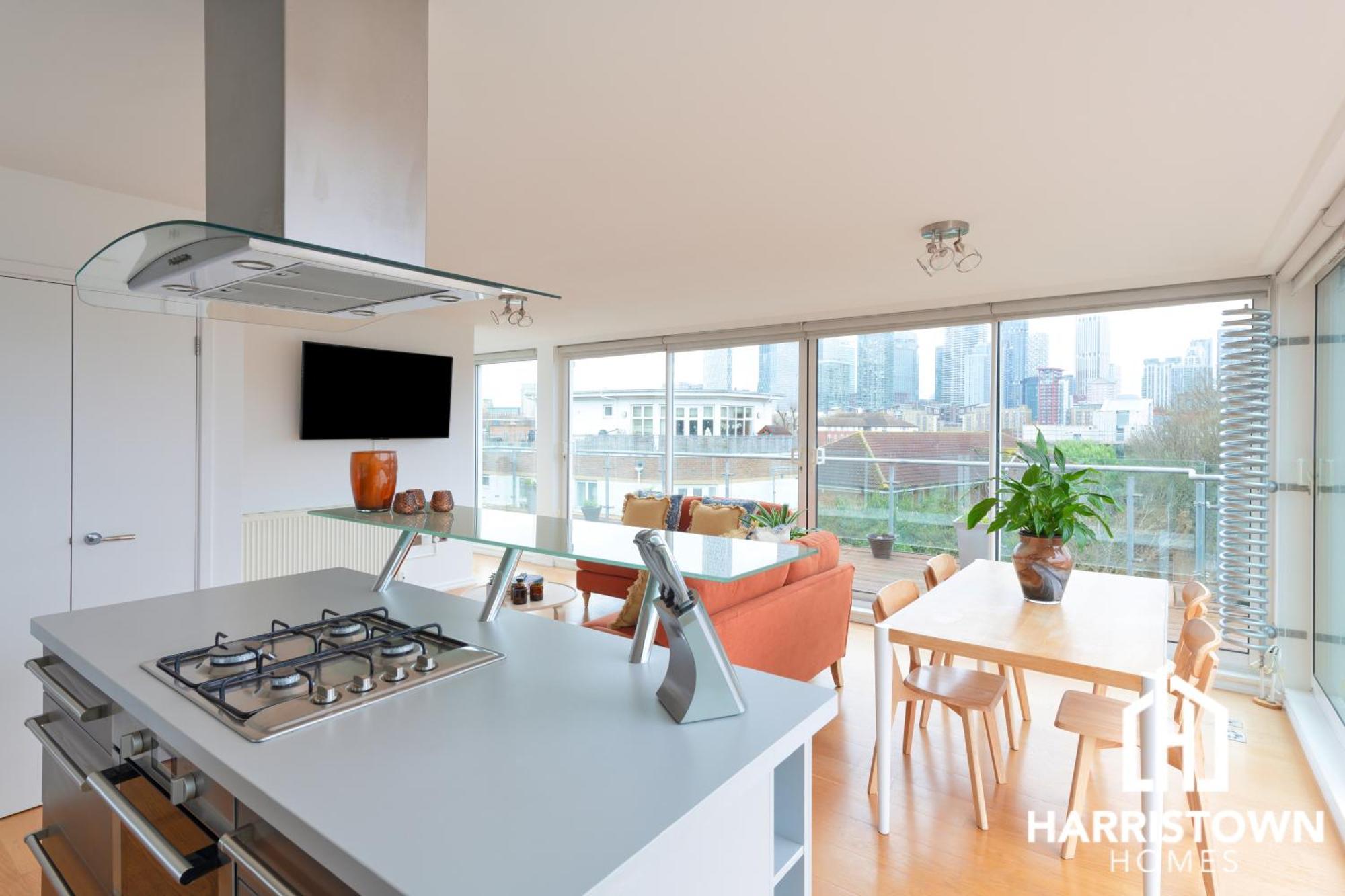 2 Bed Penthouse In Canada Water With Huge Balcony & Canary Wharf View Appartamento *